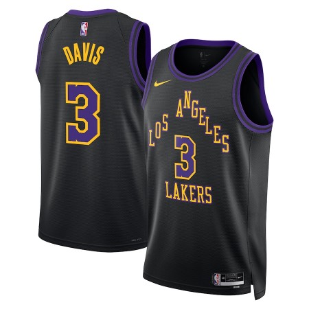 Maillot Homme Los Angeles Lakers Anthony Davis 2023-24 Nike City Edition Noir Swingman Maillot Homme Los Angeles Lakers Anthony Davis 2023-24 Nike City Edition Noir Swingman
